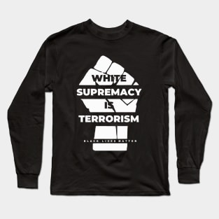 Black Lives Matter (White) Long Sleeve T-Shirt